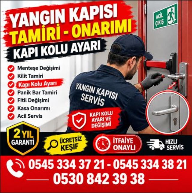 Sancaktepe Yangın Kapısı Onarım Hizmeti